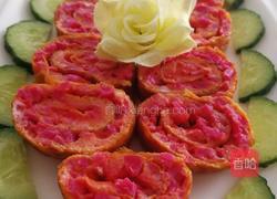 火龙果皮蛋卷的做法图解11