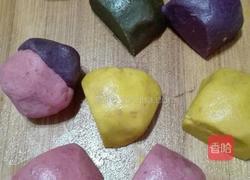 彩色螺旋蛋黄酥的做法图解12