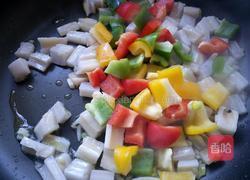 彩椒藕丁的做法图解8