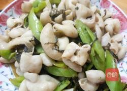 酸菜尖椒炒猪大肠的做法图解8