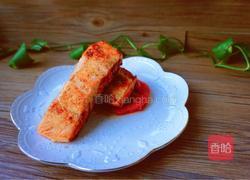 干煎三文鱼的做法图解7