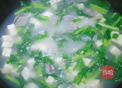 海蛎子豆腐茼蒿汤的做法图解6