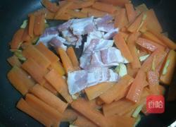 胡萝卜培根的做法图解7