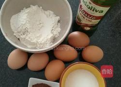 8萨瓦林巧克力戚风蛋糕的做法图解1