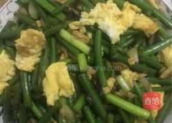蒜苔炒鸡蛋（孕期）的做法图解8