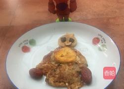 肉煎蛋的做法图解6