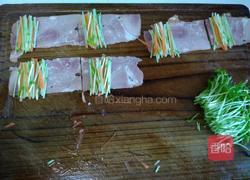 培根白菜卷的做法图解3