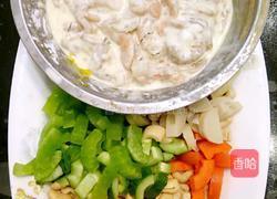 鲁菜大师孔府菜系蒋家菜腰果虾仁的做法图解2