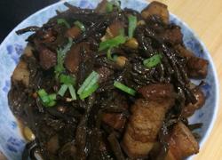 豆角干烧肉