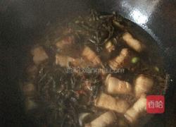 豆角干烧肉的做法图解5