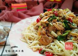 凉拌花蛤面的做法图解12