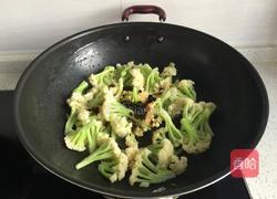 老干妈炒有机菜花的做法图解5