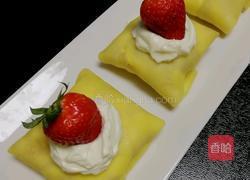 草莓班戟的做法图解12