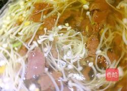 金针菇牛肉汤的做法图解4