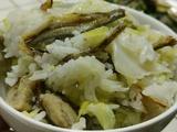 鱼干包菜咸饭（菜饭）