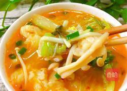 泡菜面疙瘩的做法图解12