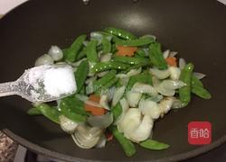 荷兰豆炒百合的做法图解6
