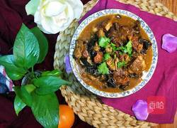 牛肉炖西红柿木耳的做法图解10