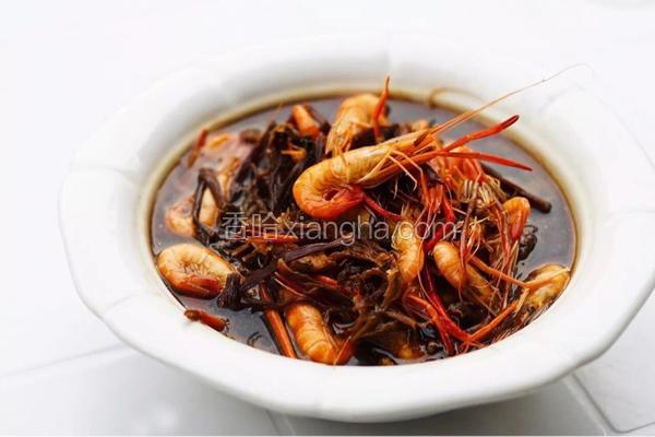 干菜河虾汤