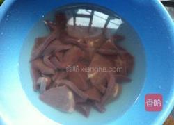 猪肝汤的做法图解2