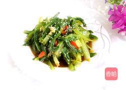 凉拌油麦菜的做法图解1