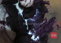 紫薯香蕉面包的做法图解2