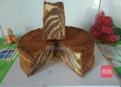 七寸斑马纹蛋糕的做法图解31