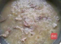 猪肝粉肠瘦肉粥的做法图解6