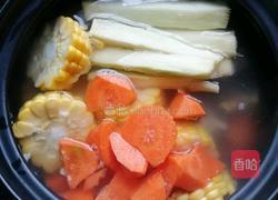 甘蔗玉米红罗卜猪尾汤的做法图解6