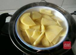 酥炸土豆虾球的做法图解3