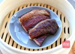 蒜苔炒腊肉的做法图解2