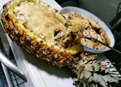 芝士焗菠萝饭