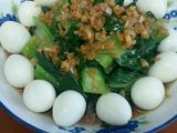蒜蓉青菜鹌鹑蛋的做法[图]