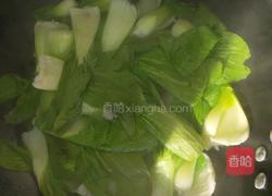 香菇扒油菜的做法图解2