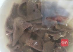 菠菜拌肝尖的做法图解5