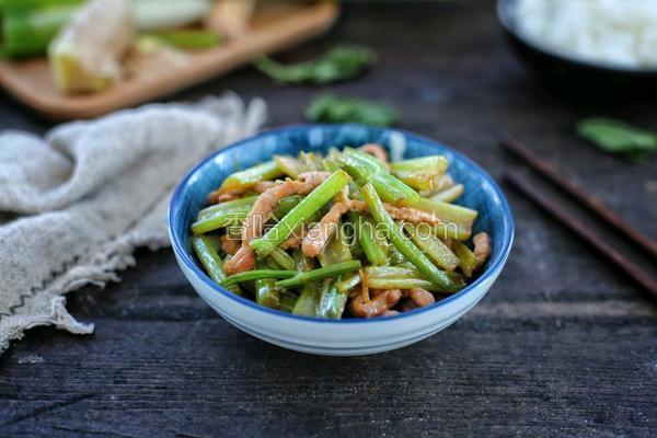 芹菜炒肉丝