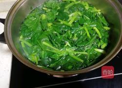 肉沫菠菜的做法图解2