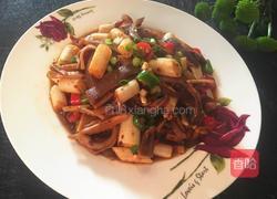 泡藕带爆猪肚的做法图解6