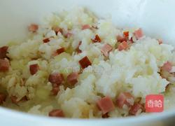 香菇酱炒饭的做法图解4