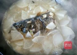 萝卜炖鱼头的做法图解13
