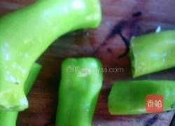 辣椒酿肉的做法图解1