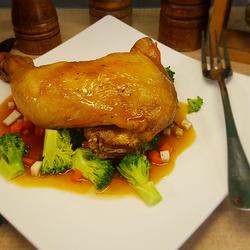 法式香草烤鸡腿的做法[图]