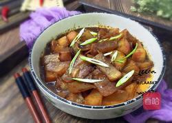 五花肉炖萝卜的做法图解14