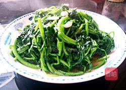 凉拌西洋菜的做法图解4