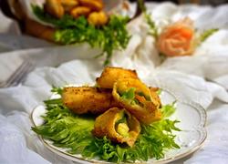 鲜虾芝士春卷