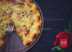 花朵玉米披萨的做法图解13