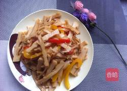 彩椒笋丝的做法图解7