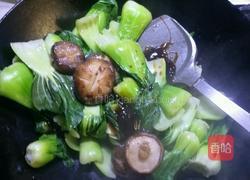 蚝油香菇青菜的做法图解5