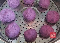 紫薯糯米球的做法图解4