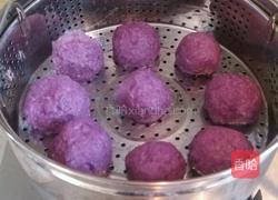 紫薯糯米球的做法图解5